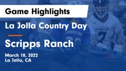 La Jolla Country Day  vs Scripps Ranch Game Highlights - March 18, 2022