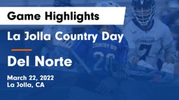 La Jolla Country Day  vs Del Norte  Game Highlights - March 22, 2022