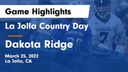 La Jolla Country Day  vs Dakota Ridge  Game Highlights - March 25, 2022