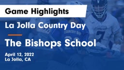 La Jolla Country Day  vs The Bishops School Game Highlights - April 12, 2022