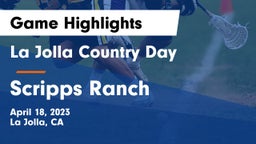 La Jolla Country Day  vs Scripps Ranch   Game Highlights - April 18, 2023
