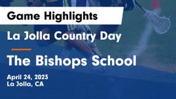 La Jolla Country Day  vs The Bishops School Game Highlights - April 24, 2023