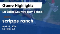 La Jolla Country Day School vs scripps ranch Game Highlights - April 15, 2024