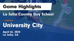 La Jolla Country Day School vs University City Game Highlights - April 26, 2024