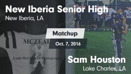 Matchup: New Iberia High vs. Sam Houston  2016