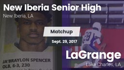 Matchup: New Iberia High vs. LaGrange  2017