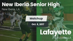 Matchup: New Iberia High vs. Lafayette  2017