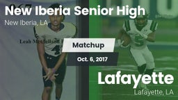 Matchup: New Iberia High vs. Lafayette  2017