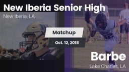 Matchup: New Iberia High vs. Barbe  2018