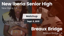 Matchup: New Iberia High vs. Breaux Bridge  2019
