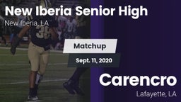 Matchup: New Iberia High vs. Carencro  2020