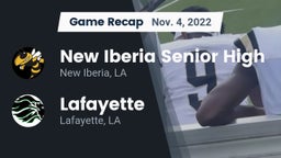 Recap: New Iberia Senior High vs. Lafayette  2022