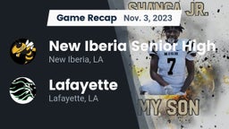 Recap: New Iberia Senior High vs. Lafayette  2023