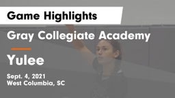 Gray Collegiate Academy vs Yulee  Game Highlights - Sept. 4, 2021