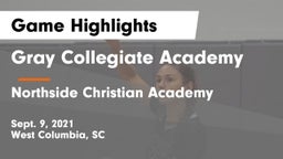 Gray Collegiate Academy vs Northside Christian Academy Game Highlights - Sept. 9, 2021