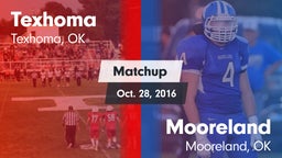 Matchup: Texhoma  vs. Mooreland  2016