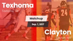 Matchup: Texhoma  vs. Clayton  2017