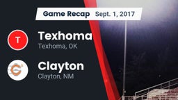 Recap: Texhoma  vs. Clayton  2017