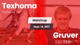 Matchup: Texhoma  vs. Gruver  2017