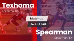 Matchup: Texhoma  vs. Spearman  2017