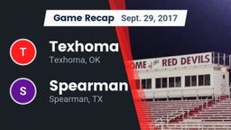 Recap: Texhoma  vs. Spearman  2017