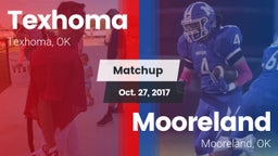 Matchup: Texhoma  vs. Mooreland  2017