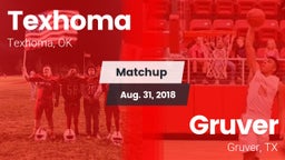 Matchup: Texhoma  vs. Gruver  2018