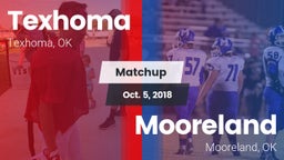 Matchup: Texhoma  vs. Mooreland  2018
