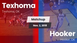 Matchup: Texhoma  vs. Hooker  2018