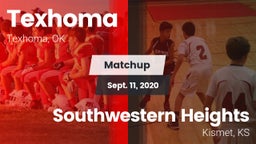 Matchup: Texhoma  vs. Southwestern Heights  2020