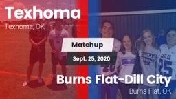 Matchup: Texhoma  vs. Burns Flat-Dill City  2020