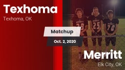 Matchup: Texhoma  vs. Merritt  2020