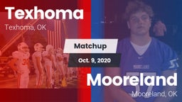 Matchup: Texhoma  vs. Mooreland  2020