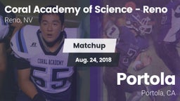 Matchup: Coral Academy of vs. Portola  2018