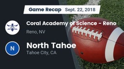Recap: Coral Academy of Science - Reno vs. North Tahoe  2018