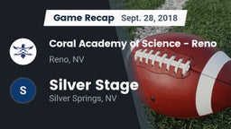 Recap: Coral Academy of Science - Reno vs. Silver Stage  2018