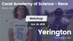 Matchup: Coral Academy of vs. Yerington  2018