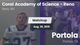 Matchup: Coral Academy of vs. Portola  2019