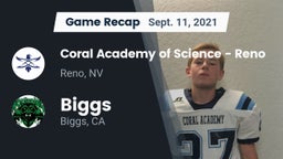 Recap: Coral Academy of Science - Reno vs. Biggs  2021