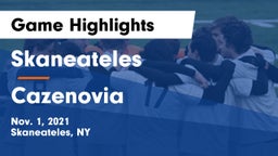 Skaneateles  vs Cazenovia  Game Highlights - Nov. 1, 2021