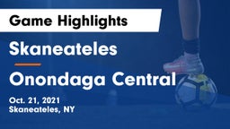 Skaneateles  vs Onondaga Central  Game Highlights - Oct. 21, 2021