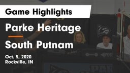 Parke Heritage  vs South Putnam  Game Highlights - Oct. 5, 2020
