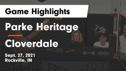 Parke Heritage  vs Cloverdale  Game Highlights - Sept. 27, 2021