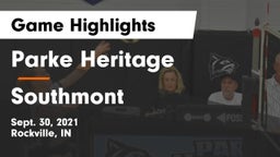 Parke Heritage  vs Southmont  Game Highlights - Sept. 30, 2021
