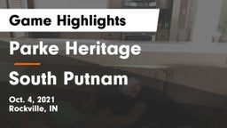 Parke Heritage  vs South Putnam  Game Highlights - Oct. 4, 2021