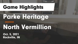 Parke Heritage  vs North Vermillion  Game Highlights - Oct. 5, 2021