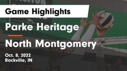 Parke Heritage  vs North Montgomery  Game Highlights - Oct. 8, 2022