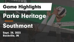 Parke Heritage  vs Southmont  Game Highlights - Sept. 28, 2023