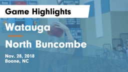 Watauga  vs North Buncombe  Game Highlights - Nov. 28, 2018