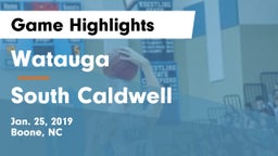 Watauga  vs South Caldwell  Game Highlights - Jan. 25, 2019